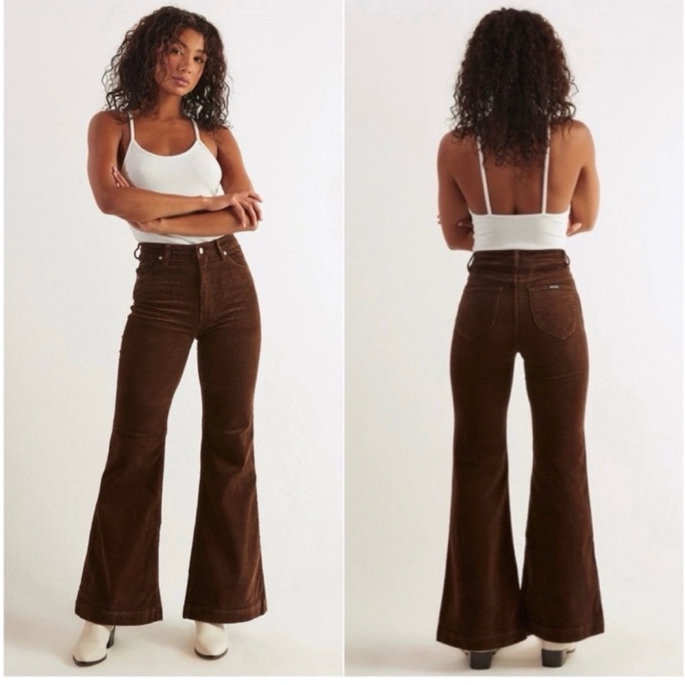 ROLLA’S High Rise Eastcoast Corduroy Stretch Flare Jeans - Picture 7 of 12